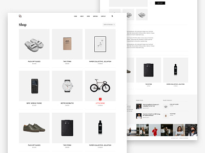 Shop argentina minimal shop theme ui ux web design website
