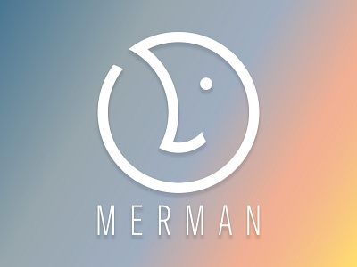 Merman branding design flat icon identity logo minimal typography ui ux