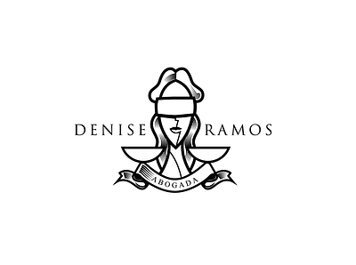 Denise Ramos Lawyer craft design illustration lawyers logo vector