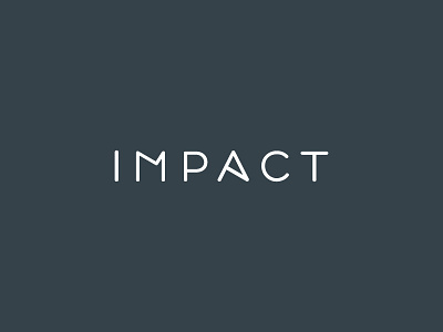 IMPACT custom typo custom design lettering logo typo