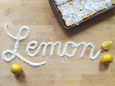 Lemon cursive edibletype food foodtypography hand lettering handlettering lemon lettering type typography