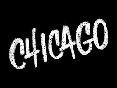 Chicago Type chicago hand lettering handlettering lettering type