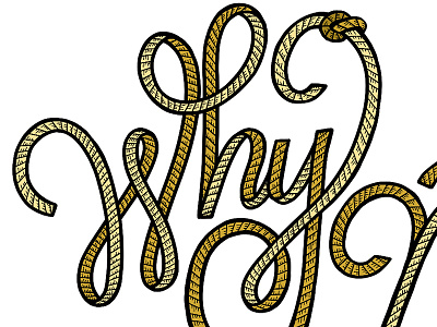 Why Not In Progress cursive handlettering lettering script type typography