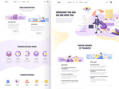2 Piggy Pages UI Design