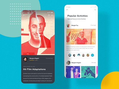 Popular Activities App app art design icon ios minimal typography ui ux