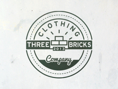 Three Bricks Clothing Design art artwork branding clothing creative design draw drawing graphic design graphics illustrator lettering photoshop typography vector