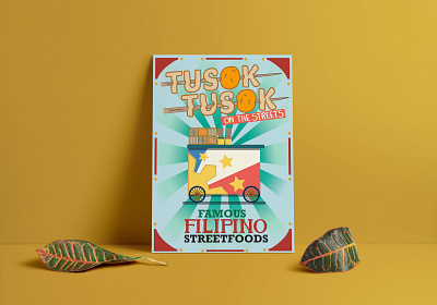 Tusok Tusok design filipino illustration typography vector art