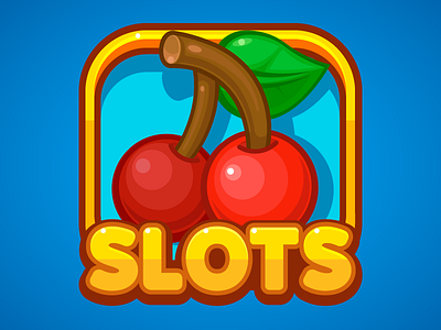 Slots Game Icon android app casino cherry game icon ios slots vector