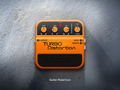 Guitar Pedal boss distortion guitar icon ios pedal photoshop