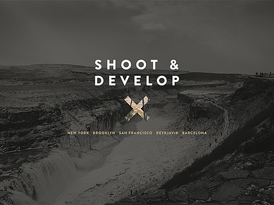 Shoot & Develop design development photography travel website