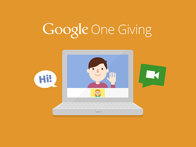 Google One Giving design google illustration layout website