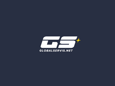 Global service branding design logo vector