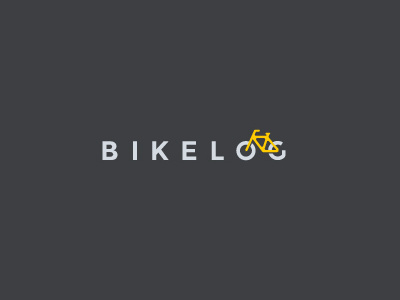 BIKELOG bike branding design logo vector