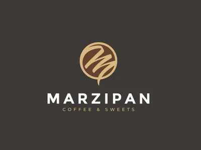 MARZIPAN branding coffee logo marzipan sweets