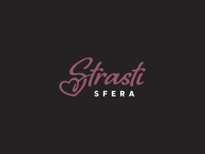 Strasti Sfera branding heart lingerie logo sexy underwear