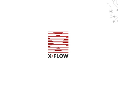 X-Flow branding flow logo technology x