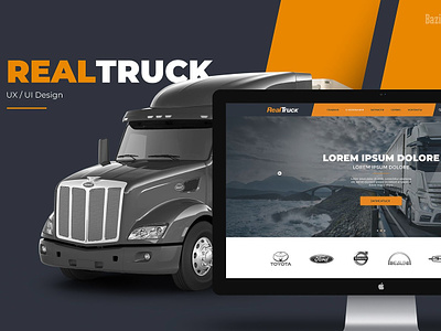 RealTruck landingpage truck ux ui web web design webdesign