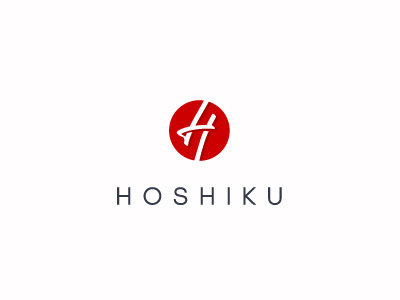 Hoshiku branding chinese cosmetic h logo
