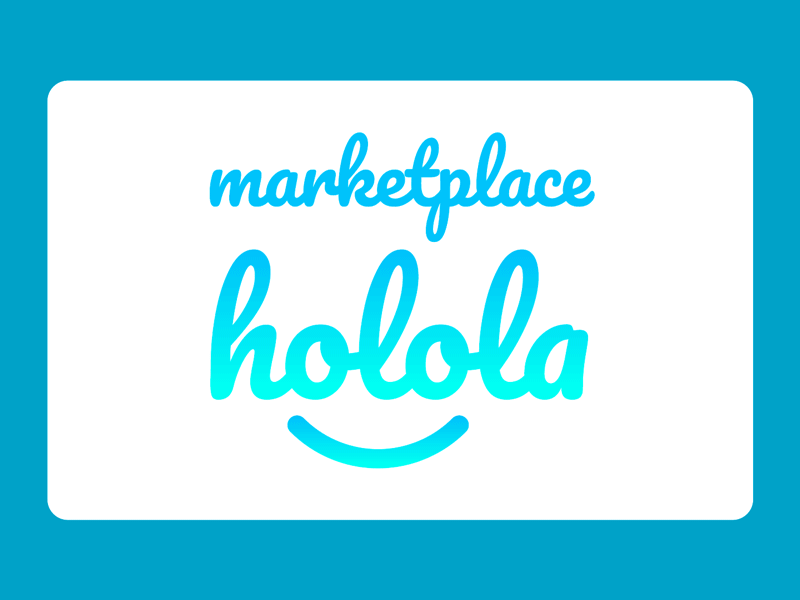 Responsive logo design - Holola Apps logo logo animation responsive ui deisgn
