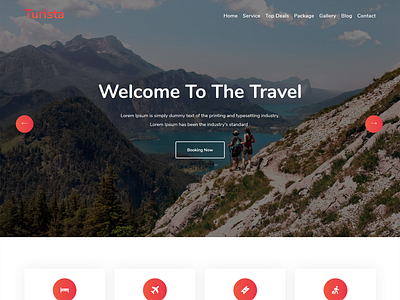 Turista - Tour & Travel Agency Template onepage wordpress theme travel traveling