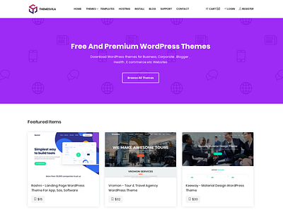 Themesvila - Free And Premium WordPress Themes Market Place wordpress theme wordpress theme marketplace wordpress theme marketplace
