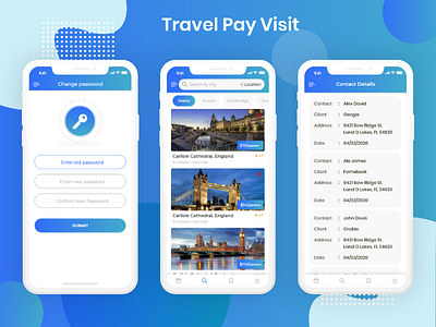 Easy pay your Visit app contact guide interface pay travel user