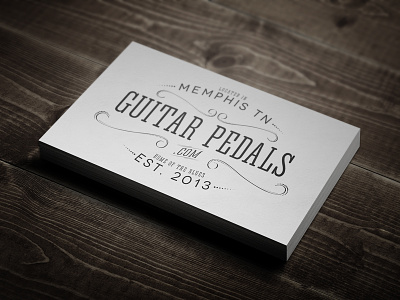 GuitarPedals.com Branding brand identity graphic design logo design