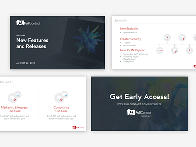 FullContact Enrich API Webinar Deck api deck keynote powerpoint presentation webinar