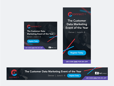 Digital Banner Ads - Connect '18 Conference ads banner ads conference connect customer data data digital marketing