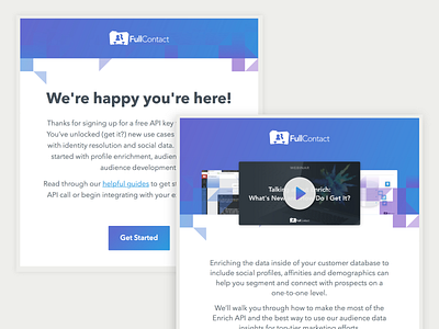 Email Journey advertising api blue blue button button code css email email campaign emails gradient gradient button grid html marketing purple video