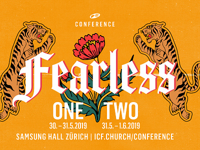 ICF Conference 2019 Design conference fraktur graphic art