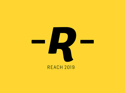 ICF Reach 2019 icf logo printdesign webdesig yellow