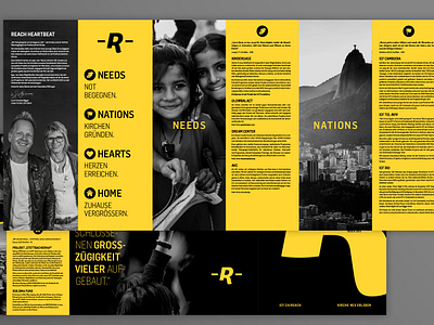 ICF Reach 2019 Flyer flyer light printdesign yellow