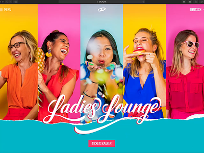 Ladies Lounge 2019 Website blue color colorfull events icf icfchurch joy ladies ladieslounge pink webdesign website womans yellow