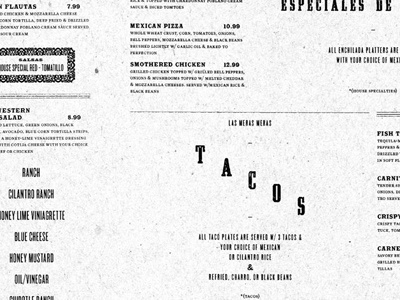 Pelón's Menú menu pelons restaurant wood type