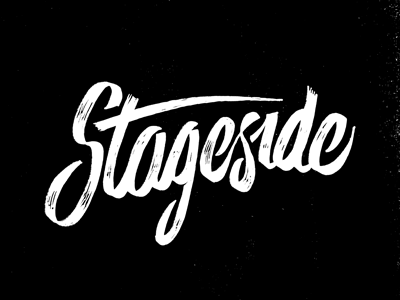 Stageside Wordmark1 script typography wordmark