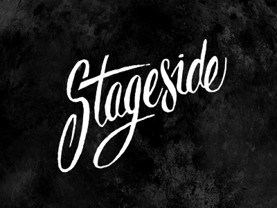 Stageside Wordmark 2 script typography wordmark