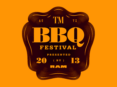 TM BBQ austin bbq logo texas