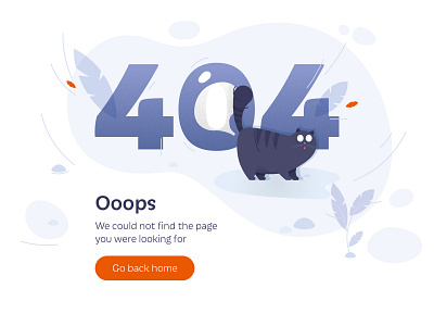 008 404 1 008 404 cat daily daily 100 challenge daily ui dailyui design error error 404 error page illustration illustrator vector web