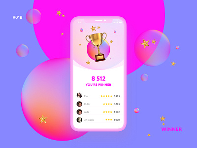 019 app award concept dailyui design ui web winner