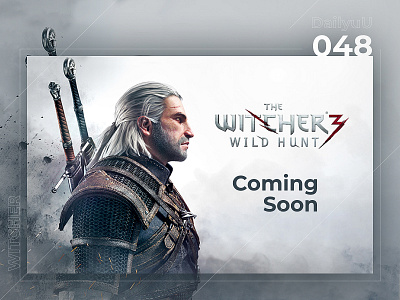 048 048 comingsoon dailyui game witcher