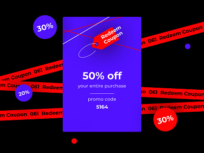 061 061 dailyui redeem coupon