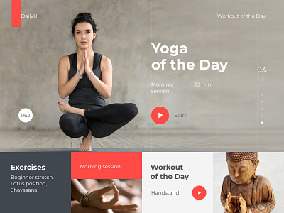 062 dailyui design sport web website yoga