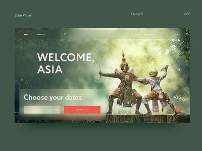 080 asia choose concept dailyui date picker design ui web website