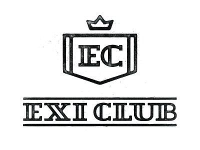 Exi Club brand crown fuentoovehuna logo shield