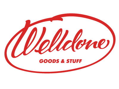 Welldone brand fuentoovehuna hand drawn hand lettering lettering logo store type typography