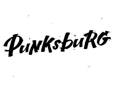 Punksburg fuentoovehuna letter lettering logo punk type