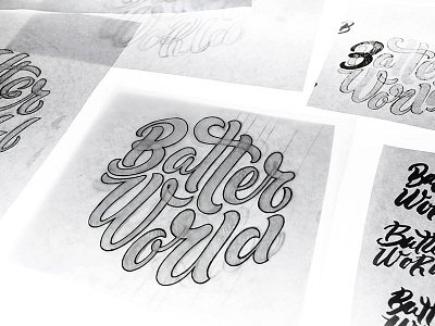 Batter World sketch2 brand fuentoovehuna lettering logo sketch type work in progress