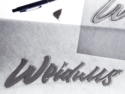 Weidills_sketch fuentoovehuna lettering logo logotype sketch type typography work in progress