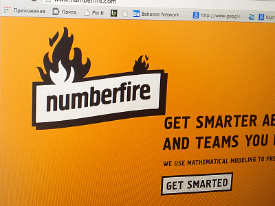 Numberfire™ brand branding fire fuentoovehuna identity logo logotype type